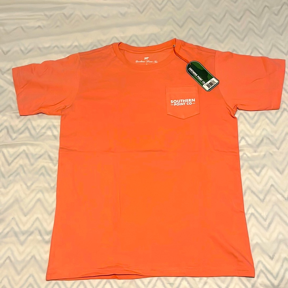 Southern Point Co. T-shirt size Youth Large and Youth Extra Large Color orange